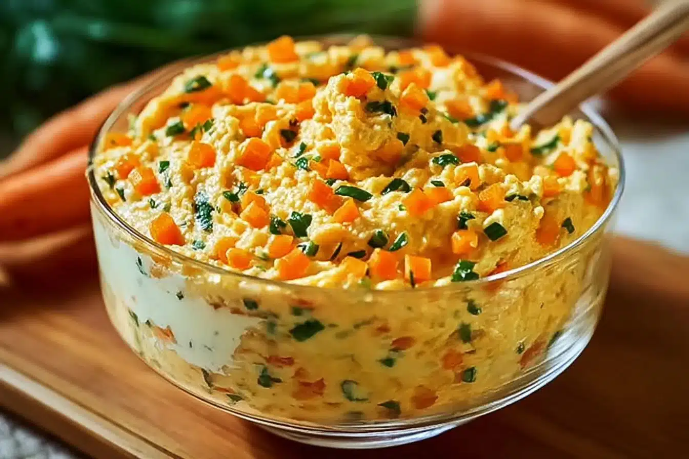 Tartinade Carottes Fromage Frais et Herbes