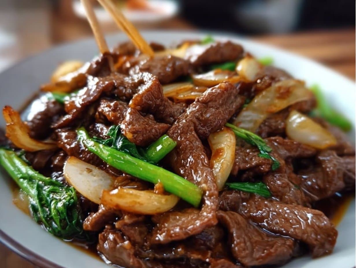 Bœuf Sauté aux Oignons