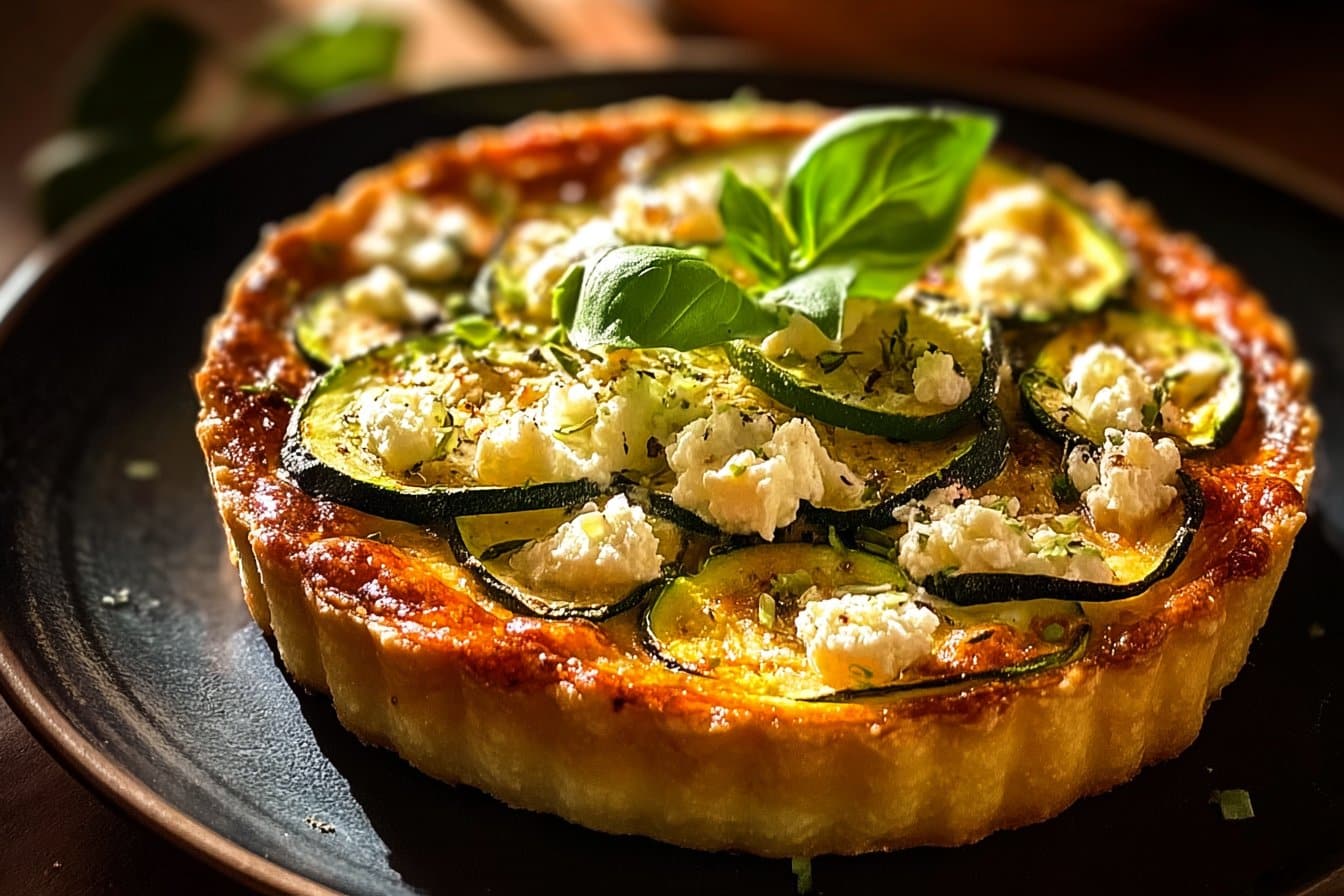 Tarte Courgette Feta