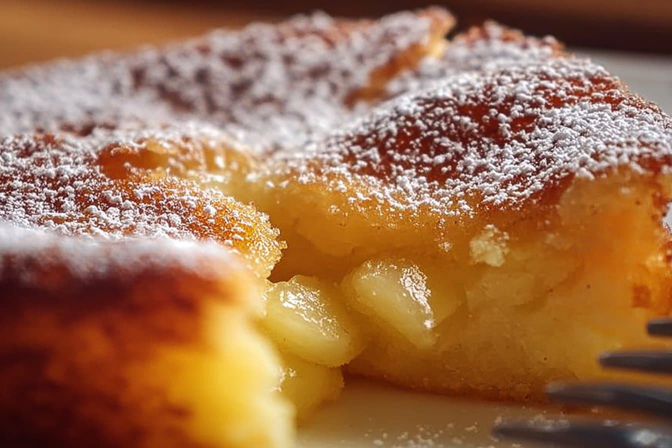 Gâteau Madeleine aux pommes
