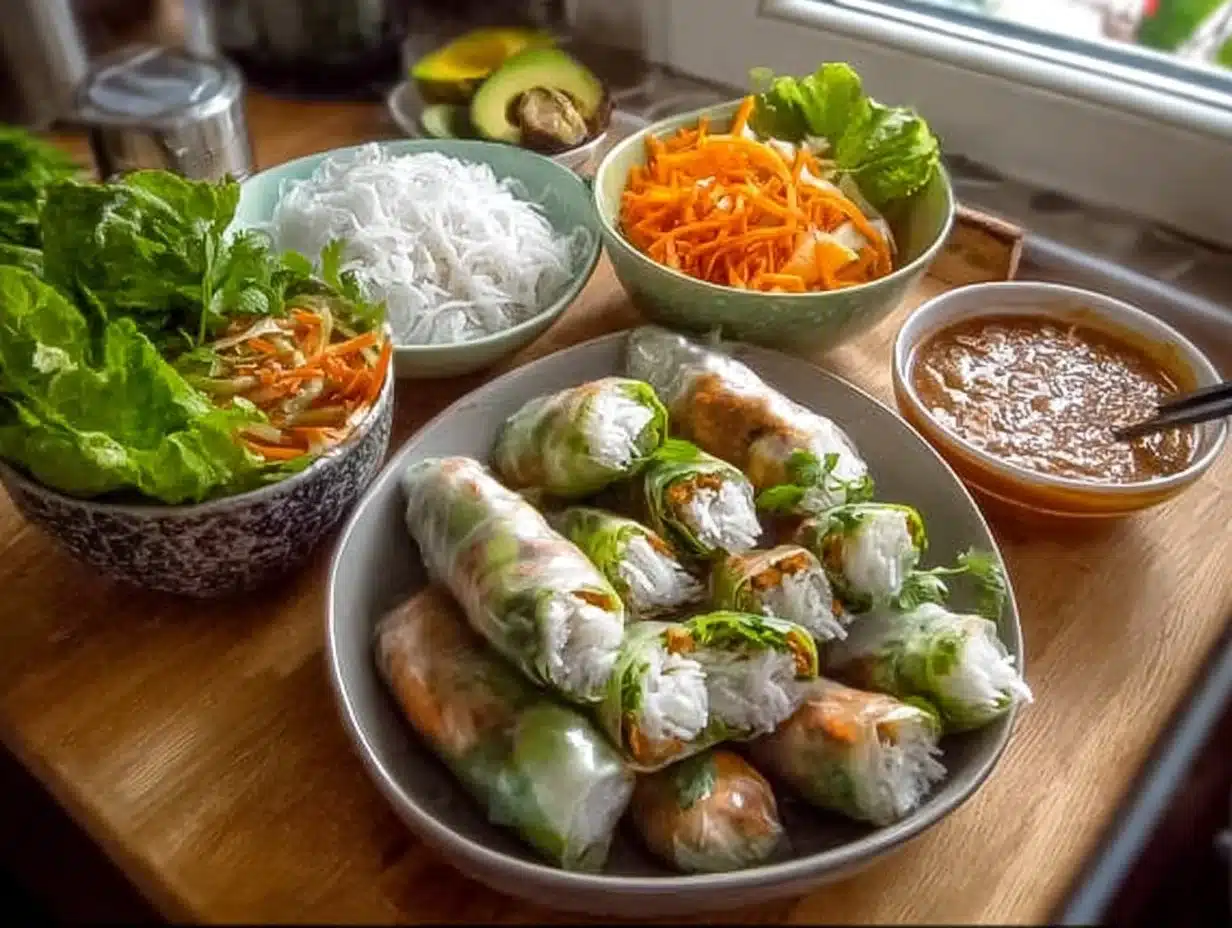 Rouleaux de printemps vietnamiens au poulet