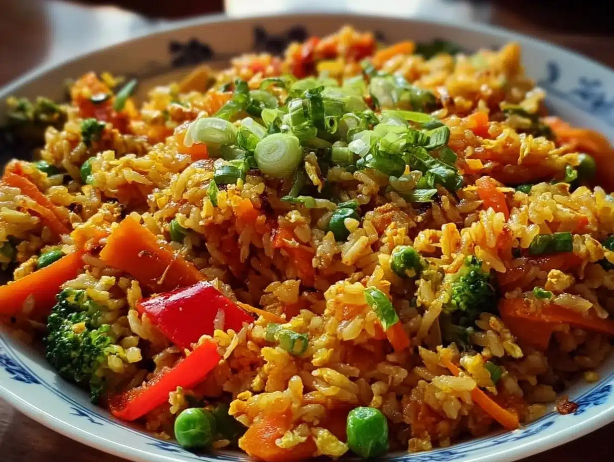 Riz sauté aux légumes