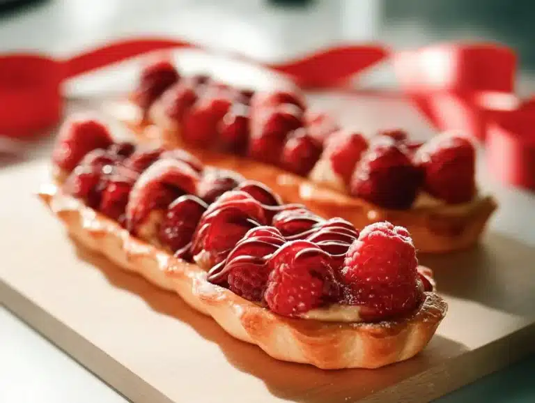 Barquettes gourmandes pour la Saint Valentin, parfaites pour célébrer l'amour.