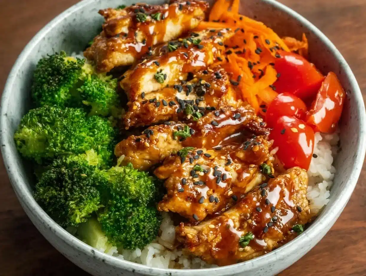 Bol de Poulet Collant Healthy