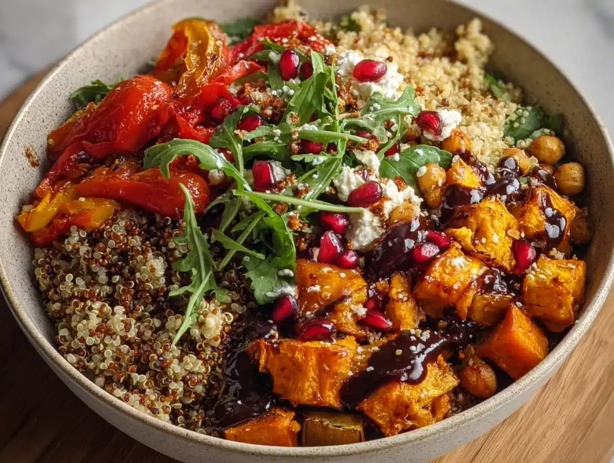 Bol de Quinoa Méditerranéen d’Hiver