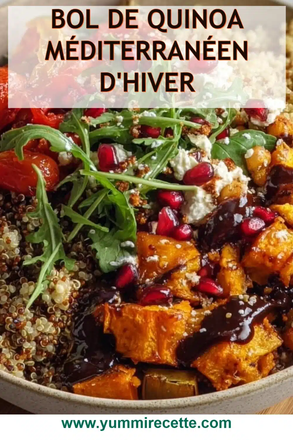 Bol de Quinoa Méditerranéen d'Hiver