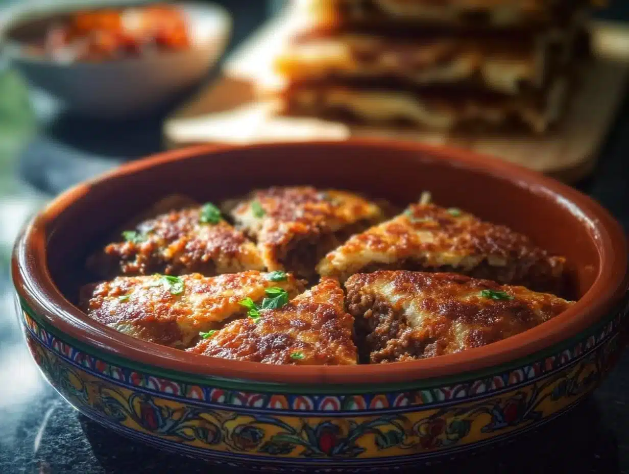 Bricks à la viande hachée à la marocaine