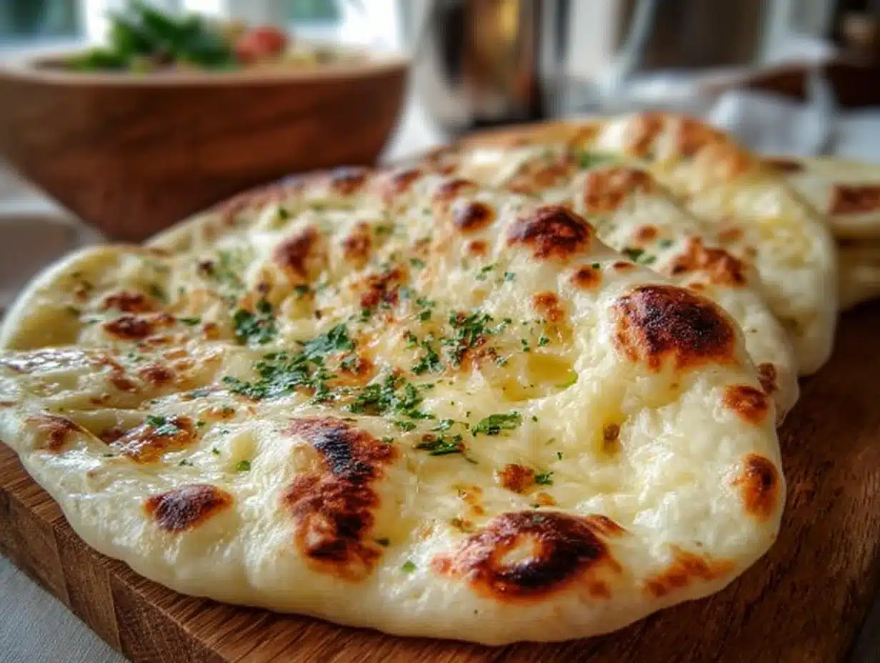 Cheese Naan à la Vache qui Rit