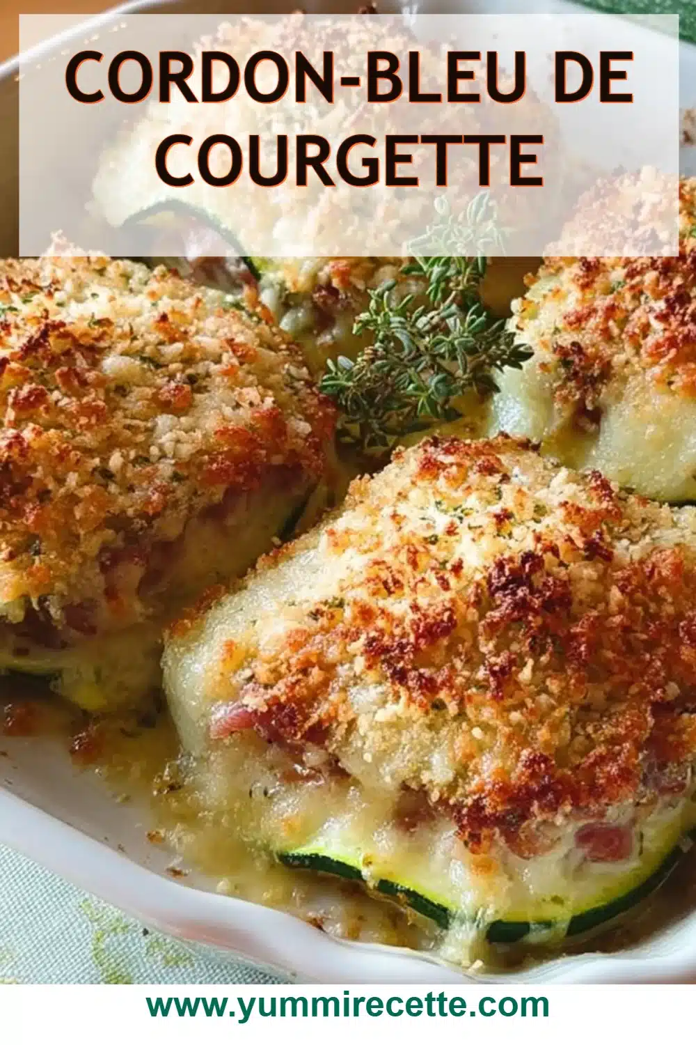 Cordon-bleu de courgette