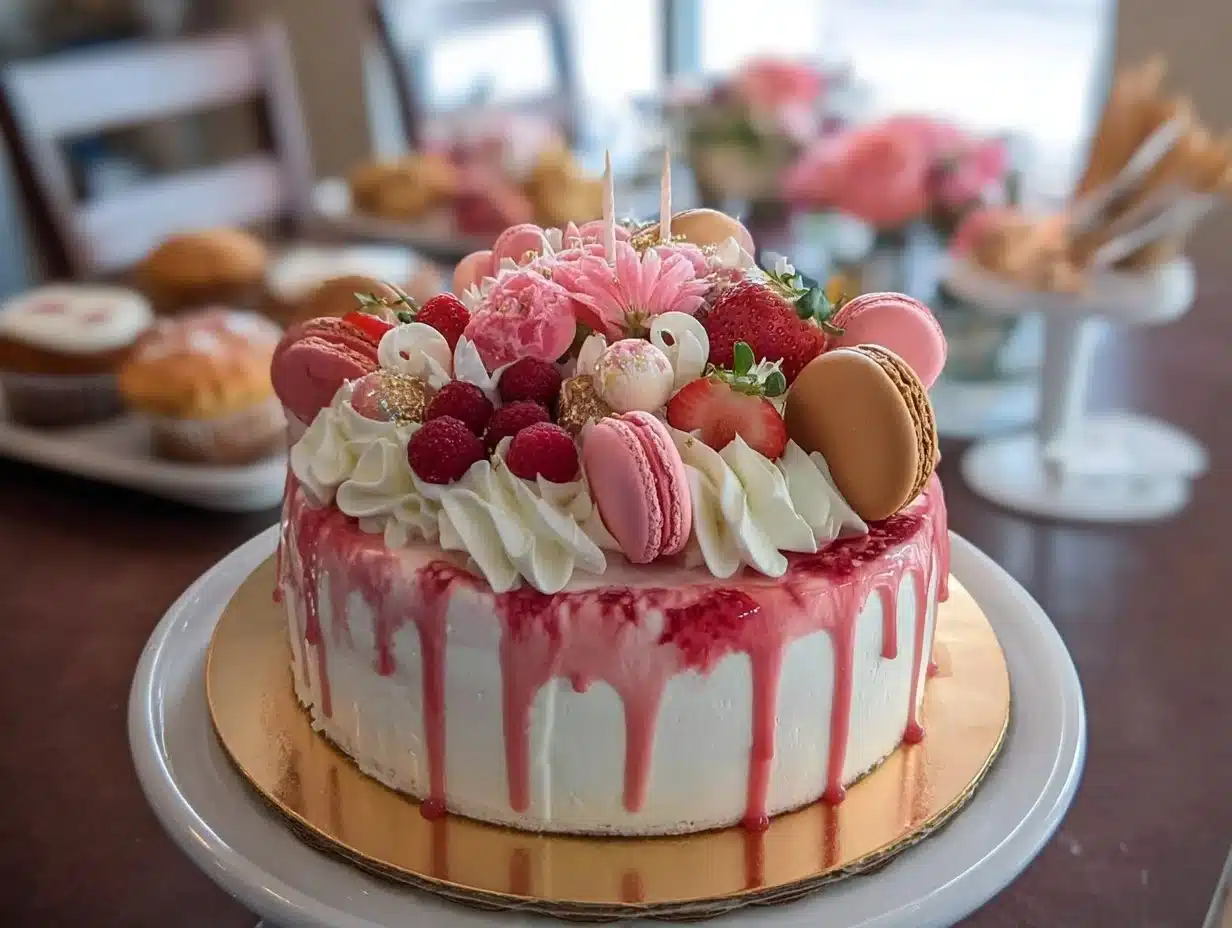 Décoration de gâteau d'anniversaire