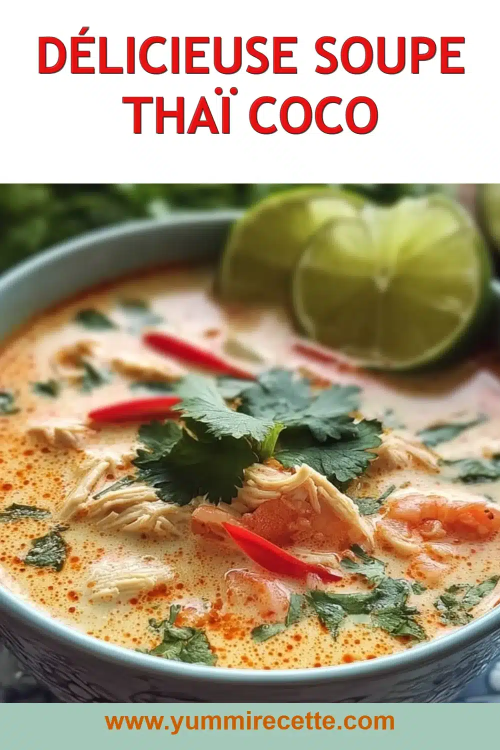 Délicieuse Soupe Thaï Coco