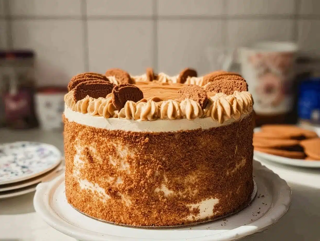 Gâteau Biscoff pour anniversaire
