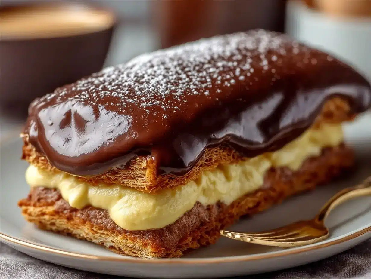 Gâteau Éclair Chocolat Sans Cuisson
