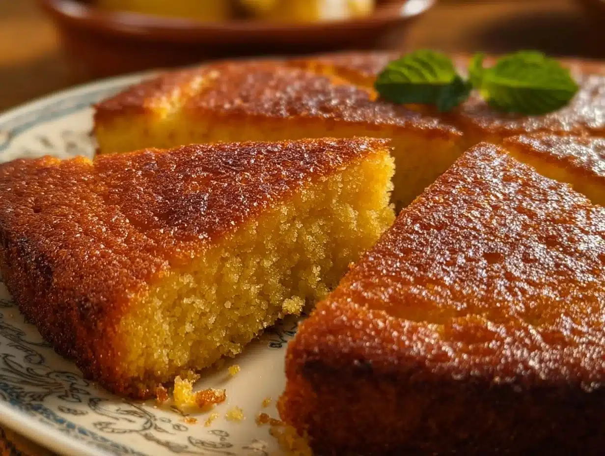 Gâteau semoule marocain