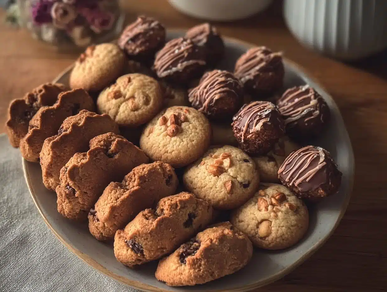 Petits Sablés aux Amandes et au Chocolat
