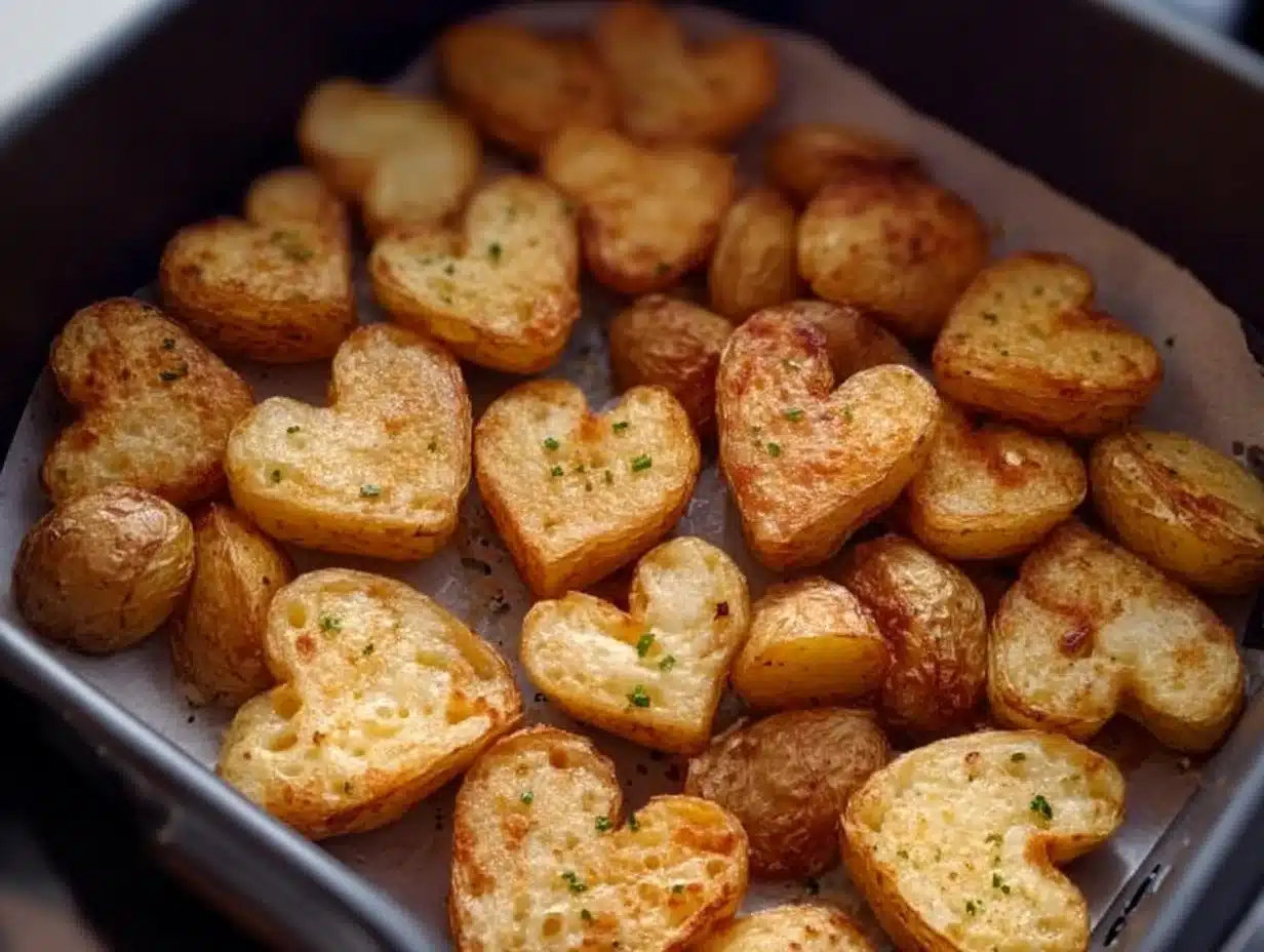 Pommes de terre en forme de cœur à Air Fryer