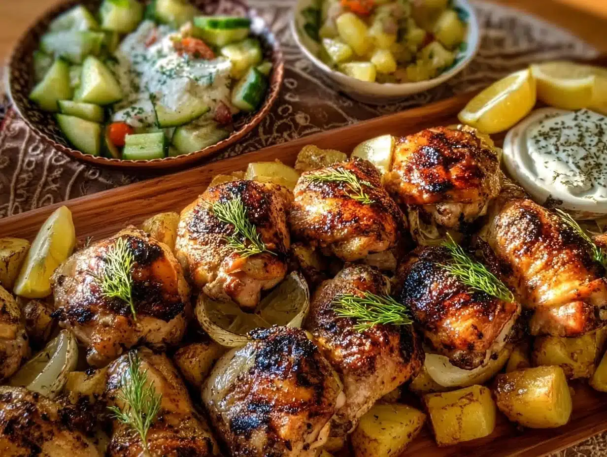 Poulet à la grecque