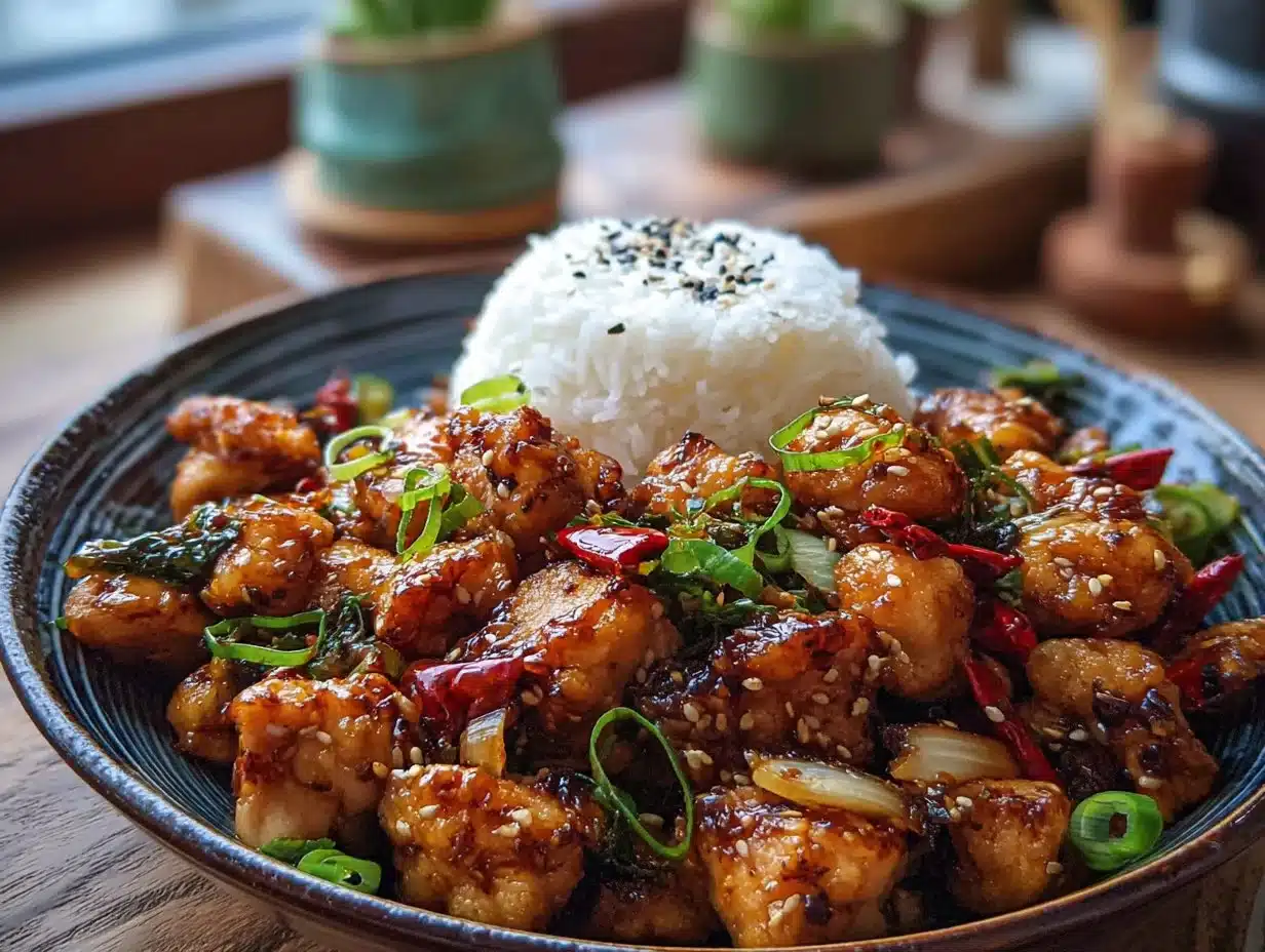 Poulet Épicé à l’Ail