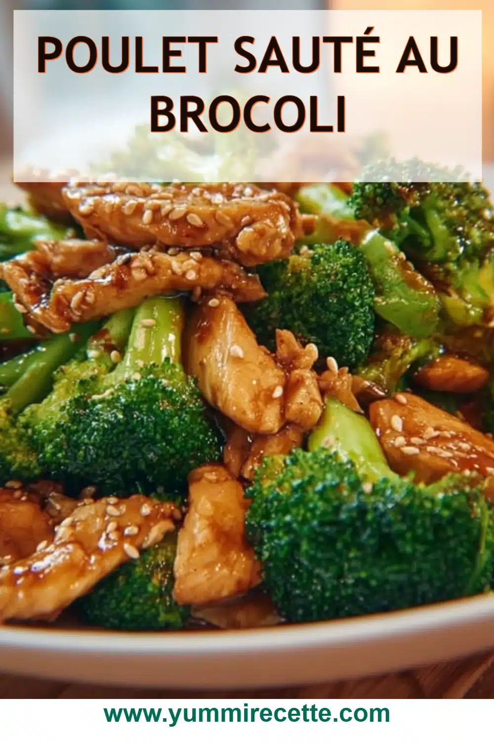 Poulet sauté au brocoli