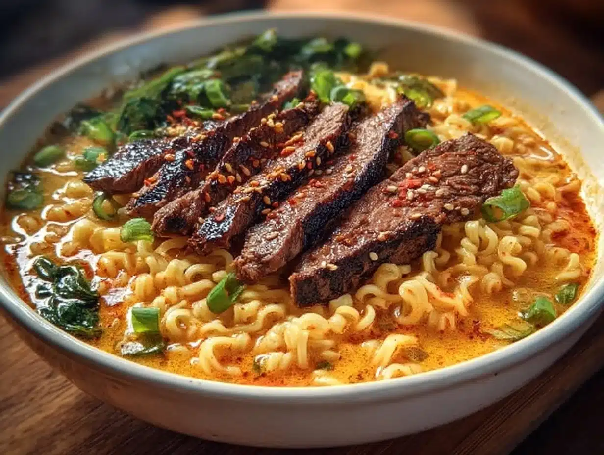 Ramen Coréen Épicé au Bœuf