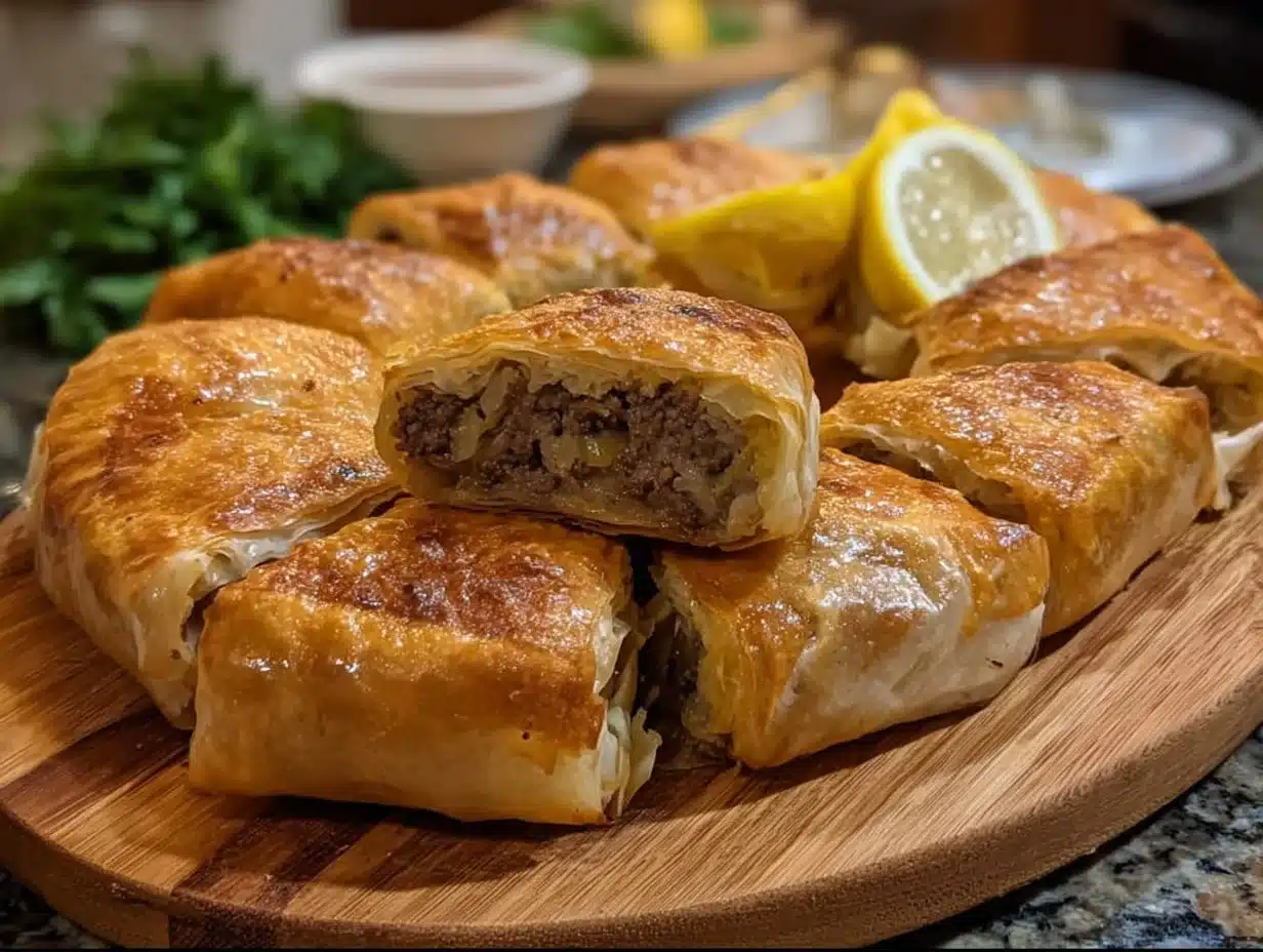 Recette bourek à la viande hachée et pomme de terre