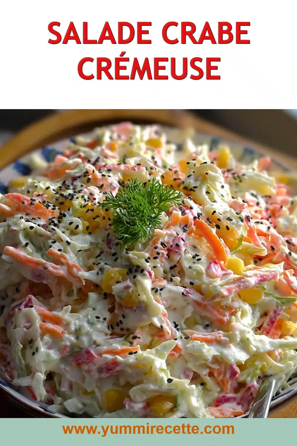 Salade Crabe Crémeuse