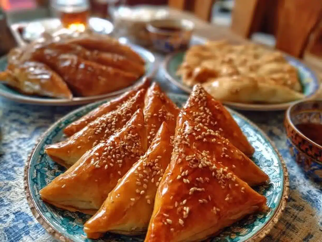 Samsa aux amandes et miel
