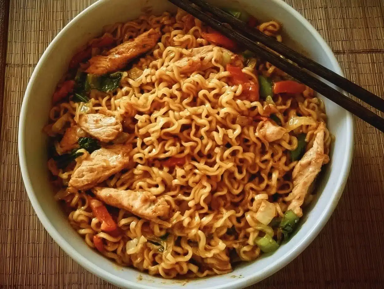 Sauté de Ramen au Poulet