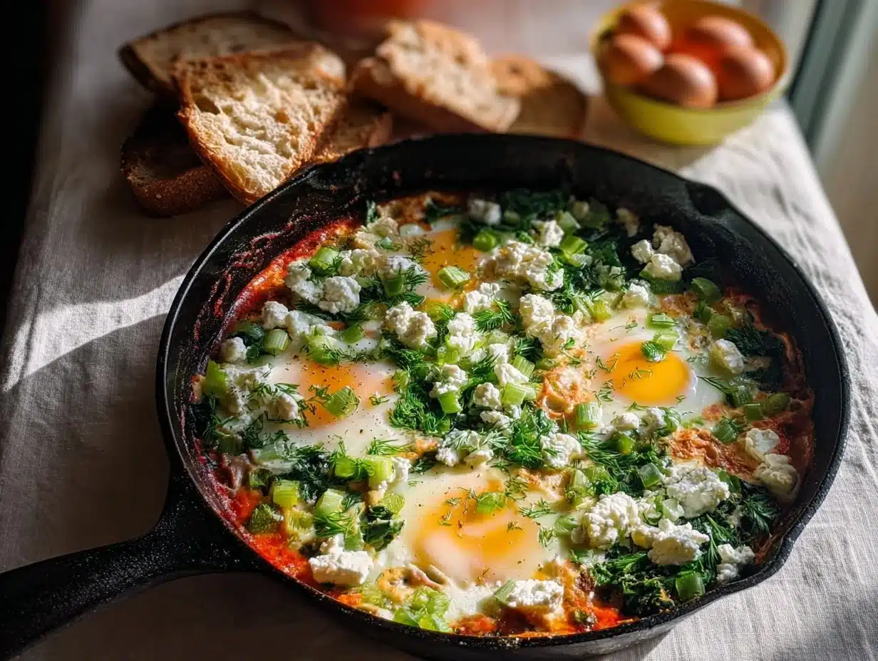 Shakshuka de printemps - Clemfoodie