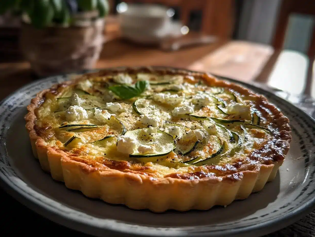 Tarte Courgette Feta