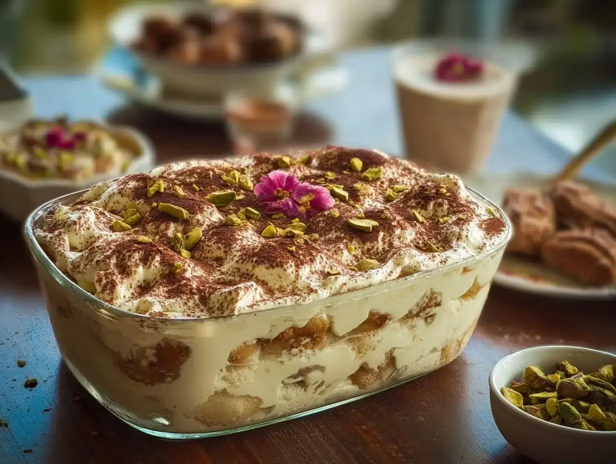 Tiramisu à la Rasmalai