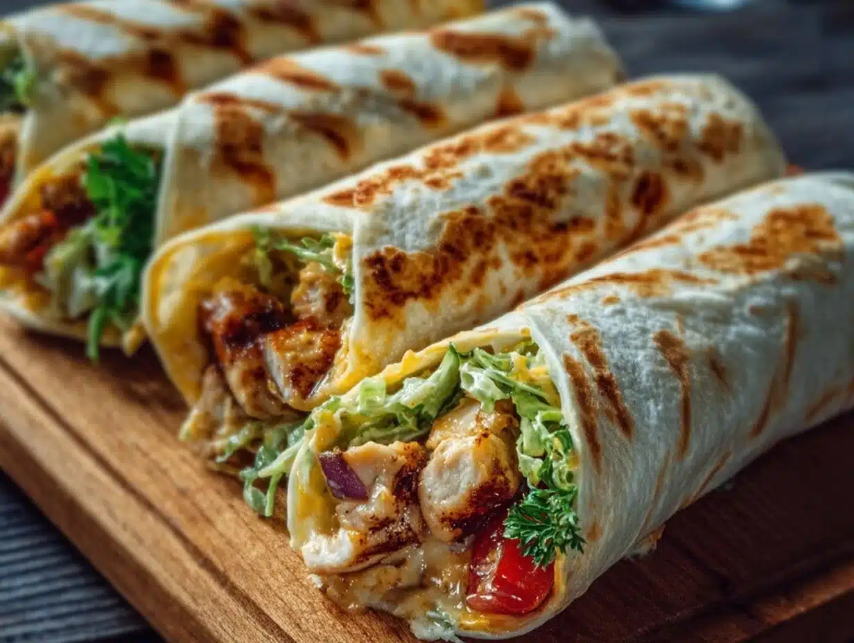 Wraps de Poulet Ultra Fondants