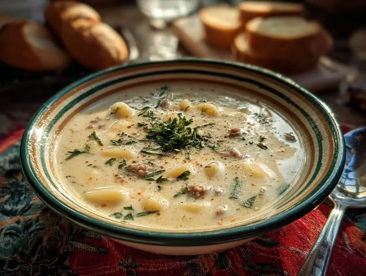 Soupe Crémeuse Italo-Américaine