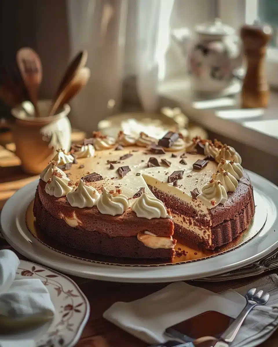 Gâteau Chocolat-Vanille