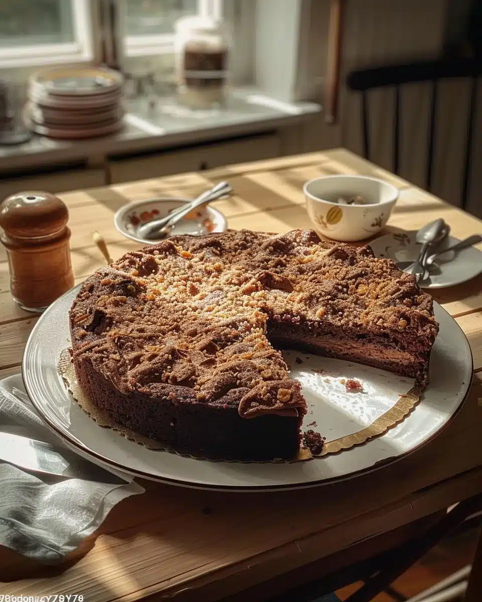 Gâteau au chocolat croustillant