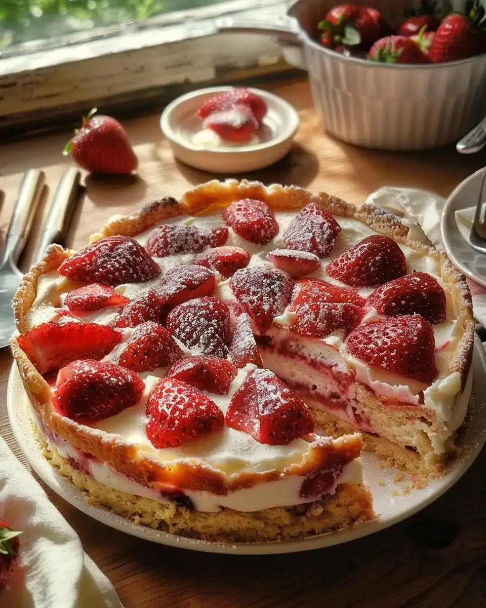 Shortcake aux fraises