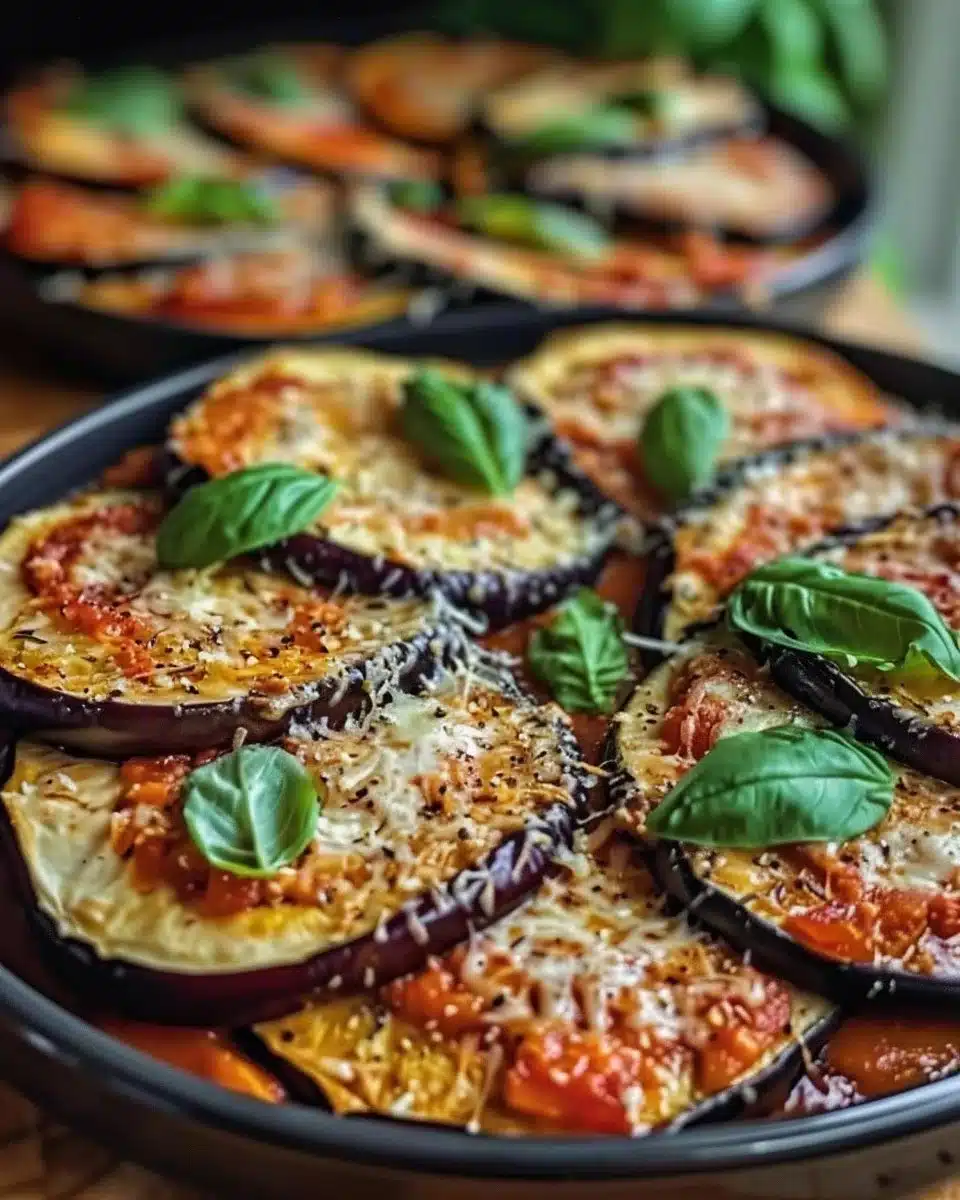 Aubergines à la parmigiana