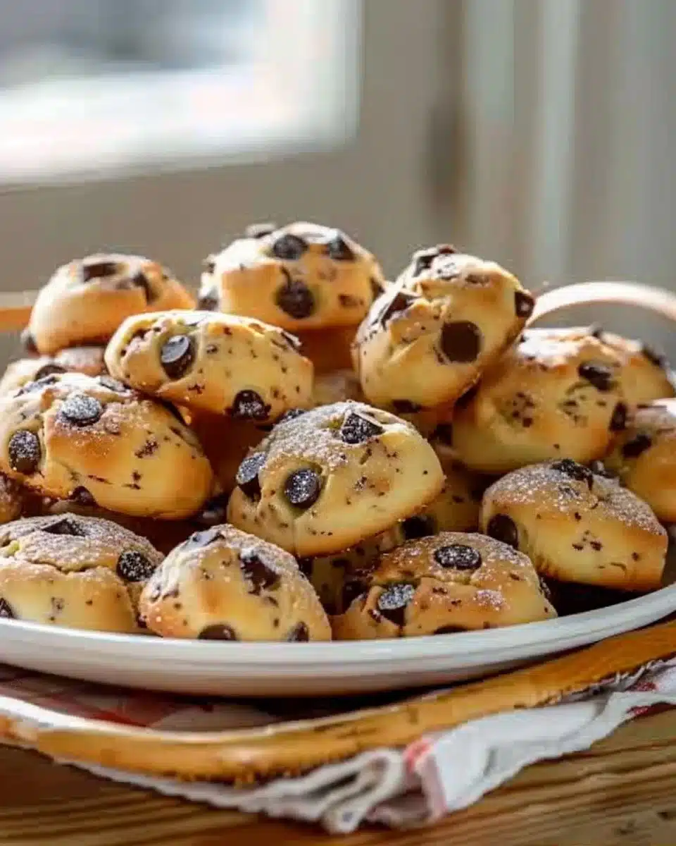 BISCUITS 5 MINUTES AU YAOURT ET AUX PÉPITES DE CHOCOLAT