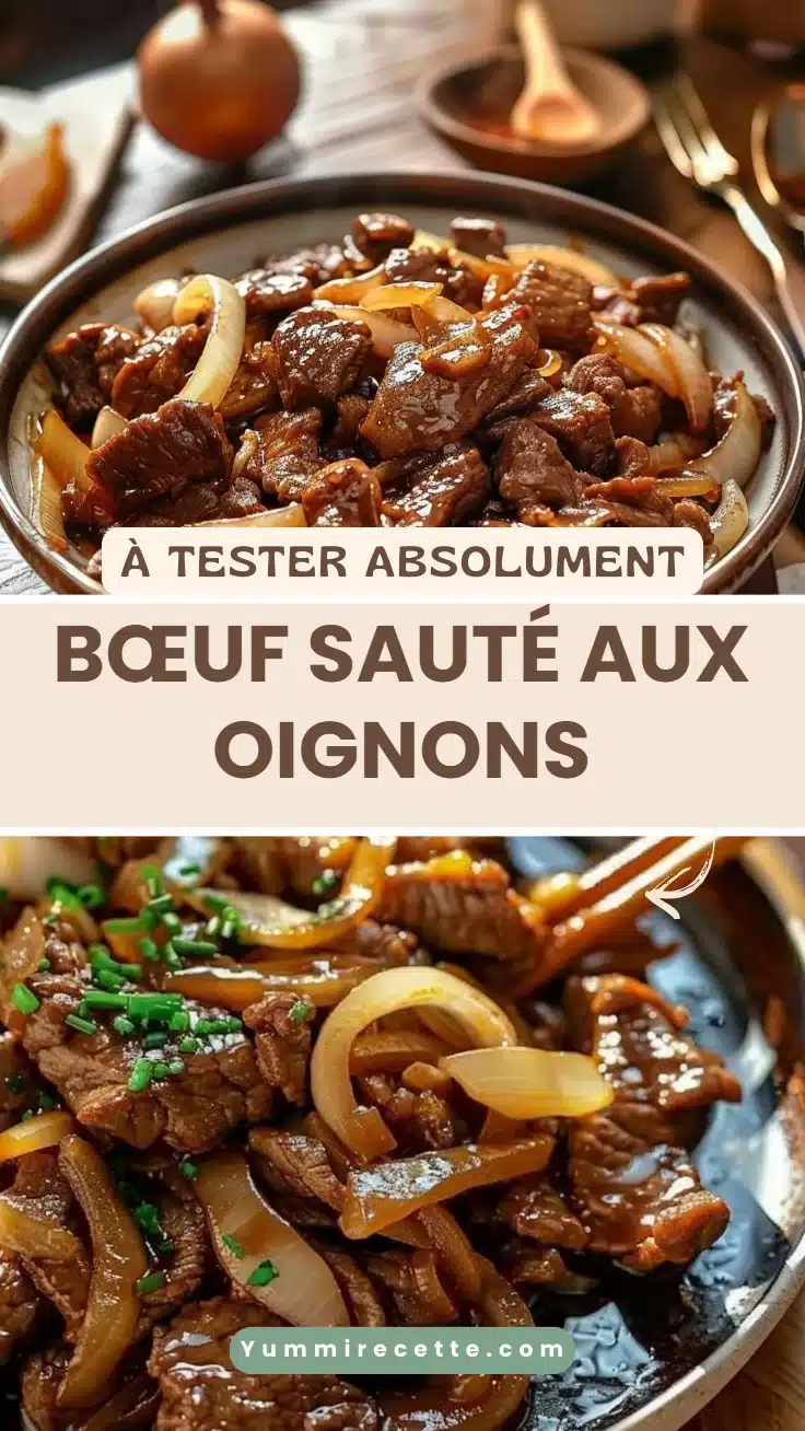 Bœuf Sauté aux Oignons