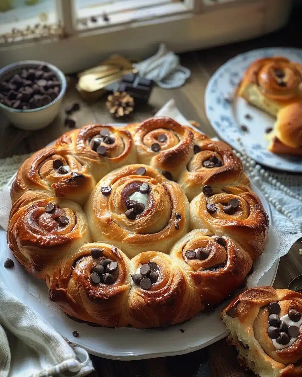 Brioches Roulées Vanille & Pépites de Chocolat