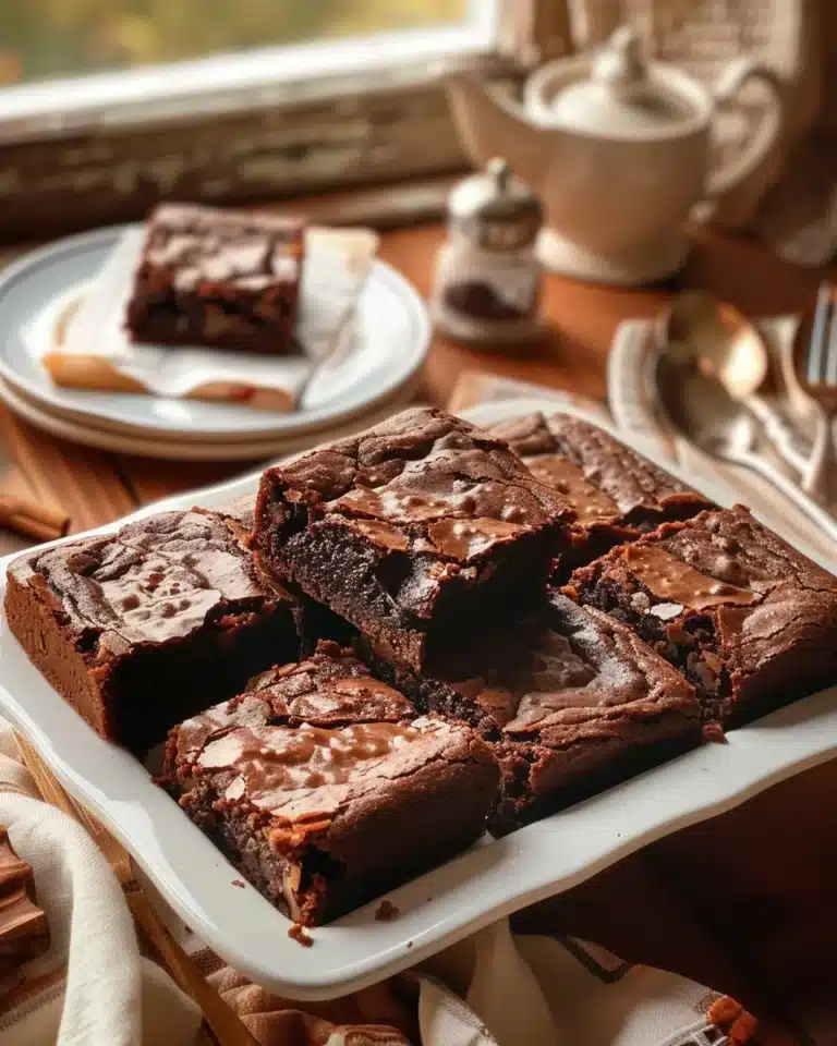 Brownies Moelleux à partager en famille, un dessert chocolaté irrésistible.