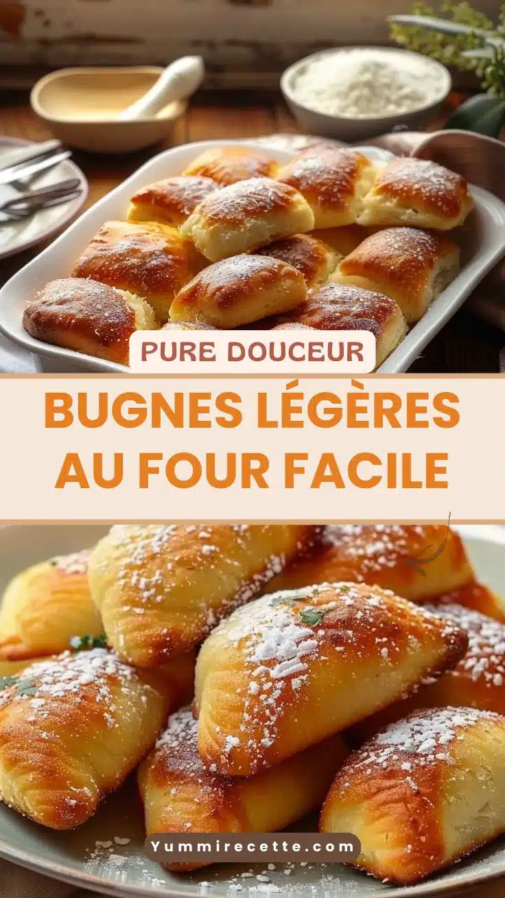Bugnes Légères au Four Facile