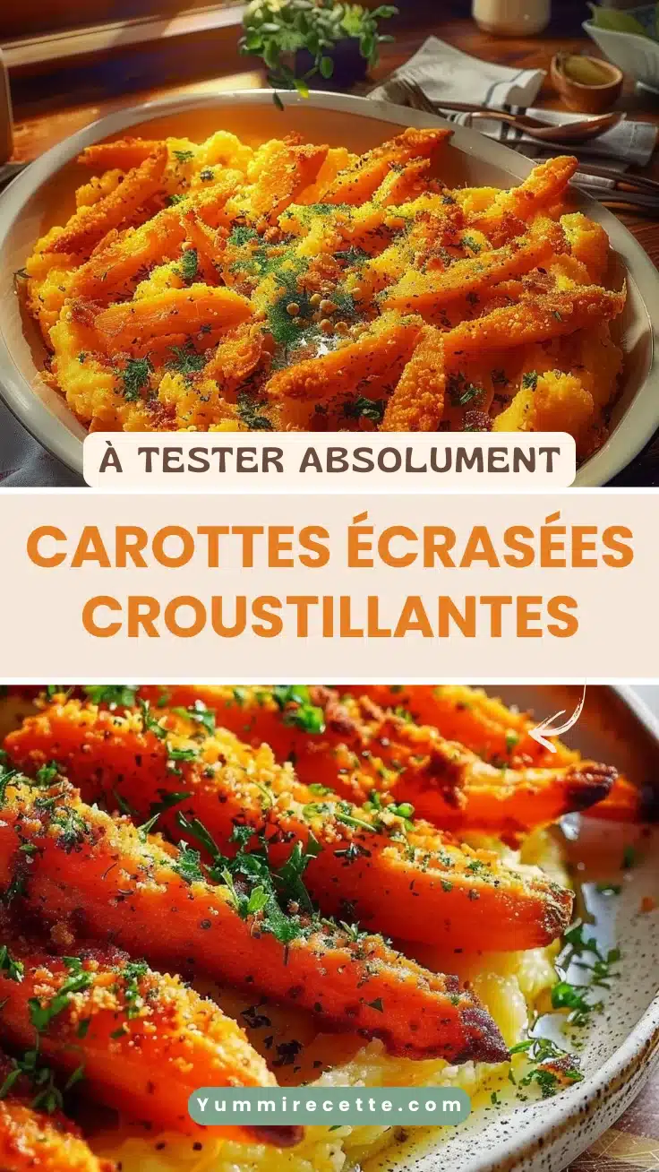Carottes Écrasées Croustillantes