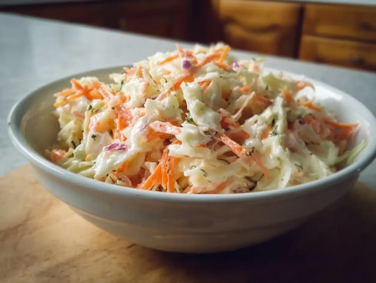 Coleslaw Crémeux et Réconfortant