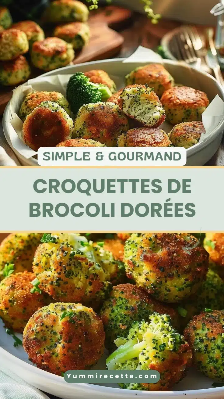 Croquettes de Brocoli Dorées