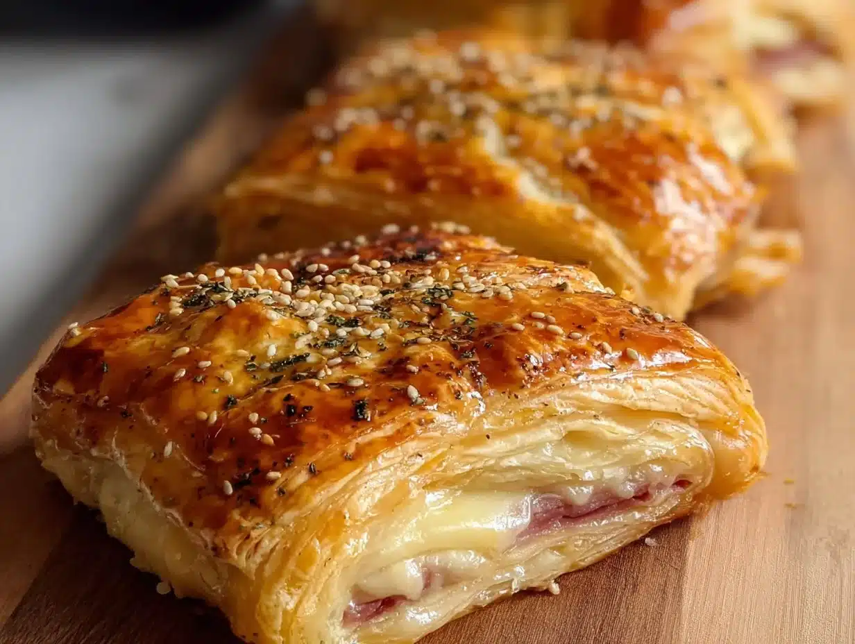 Feuilleté au Jambon et Fromage