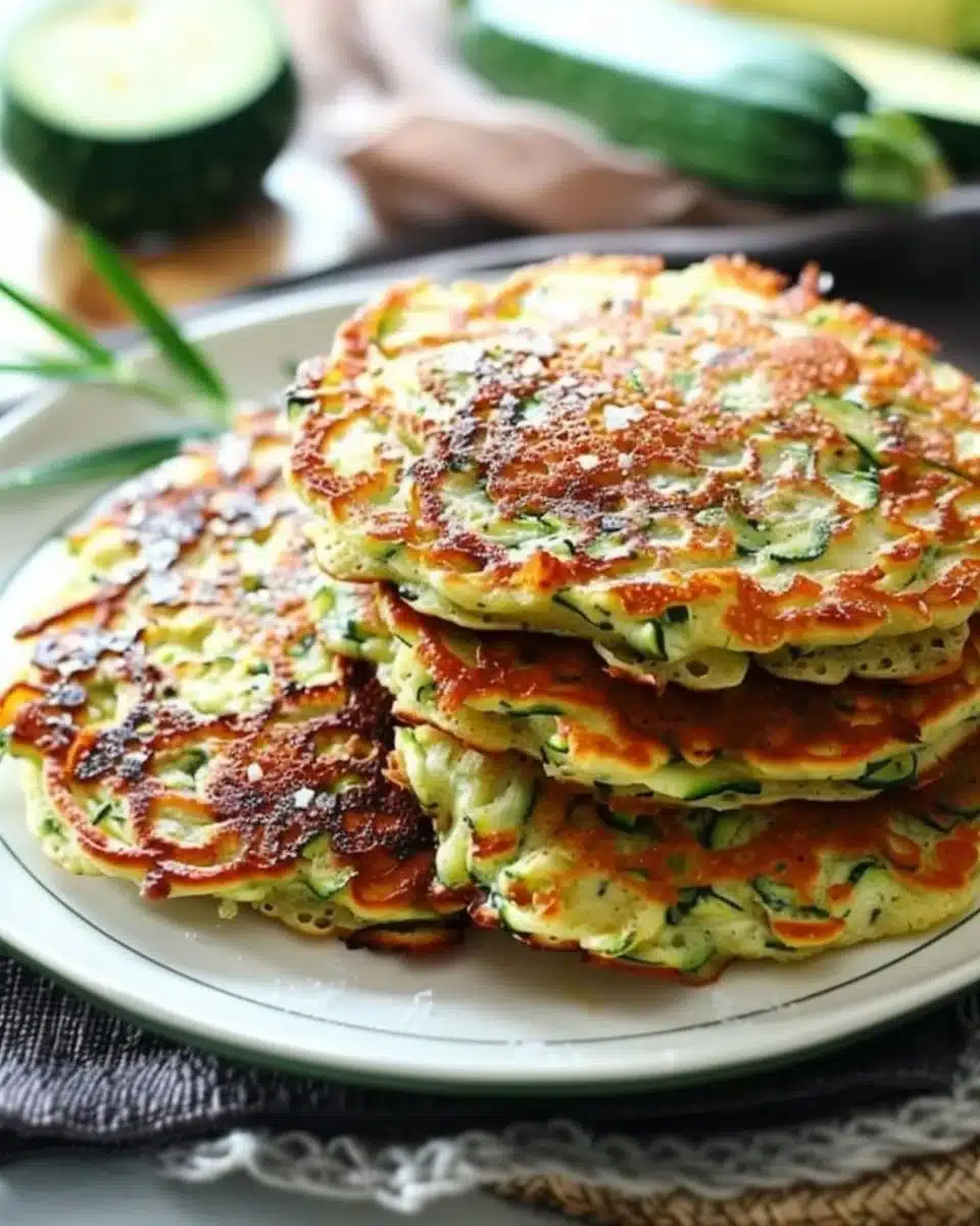 Galettes de courgettes croustillantes