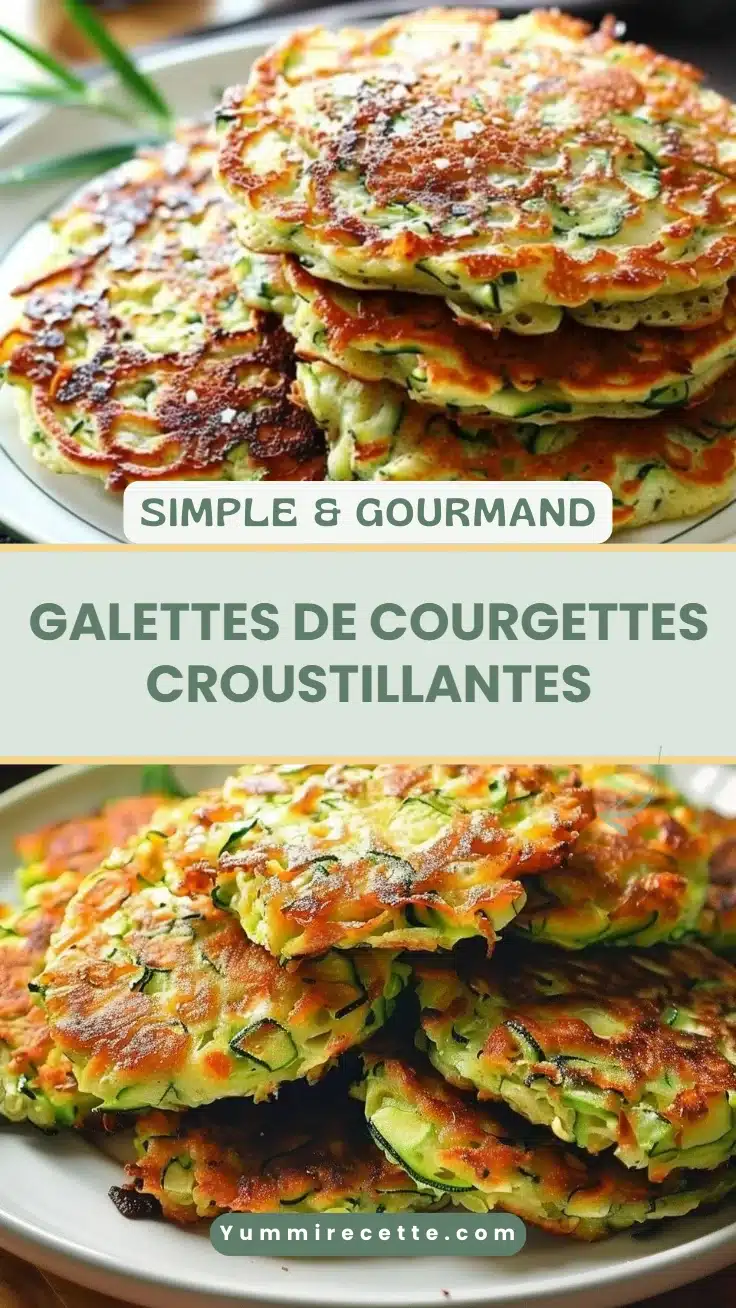 Galettes de courgettes croustillantes