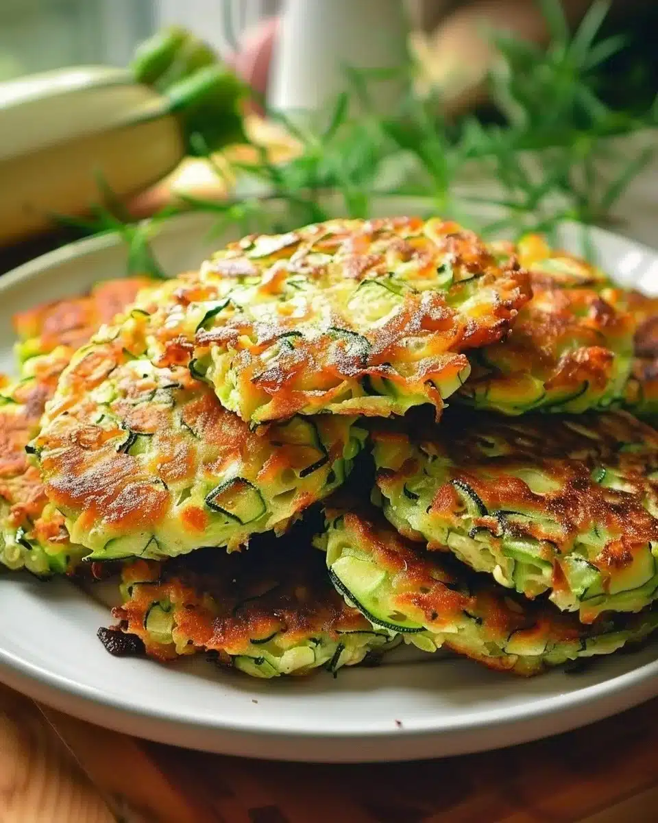 Crispy-soft zucchini cakes