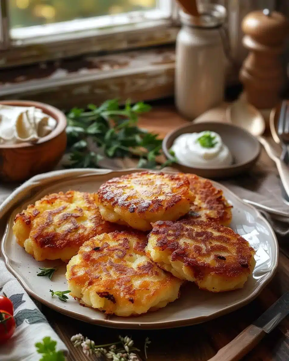 Crispy Potato Cakes